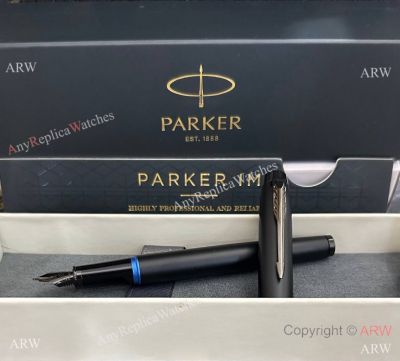 High Quality PARKER Blue Vibrant Rings Fountain Pen